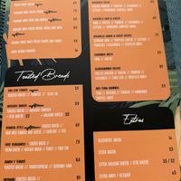 Menu Nov 2024  at Charlys & Toms - The Brunch Club in Gran Canaria