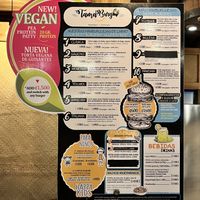 Vegan burger option  at El Mercadito de Tamarindo Food and Cocktail Market in Tamarindo