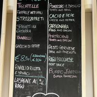 Build your own pasta options  at Pasta Imperiale in Rome