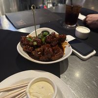Garden wings// vegan dipping sauce must be specified  at Yard House in Long Beach