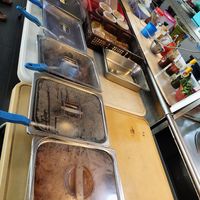 Dishes for mixed veggies rice at Sheng Kang - 圣康素食中心在好食光 in Kuching