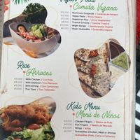 Vegan menu items  at Ocho Artisan Bungalows in Tamarindo
