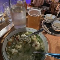 Nordic soup  at Evalyn's Tap House in New York City