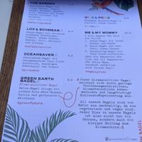 Menu  at OH Bagel in Muenster