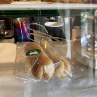 Vegan worstenbroodje!  at De Deli in Amsterdam