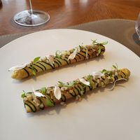White asparagus at Amber  in Hong Kong Island