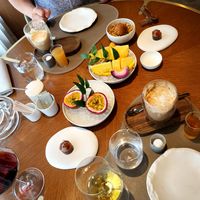 Dessert spread at Amber  in Hong Kong Island