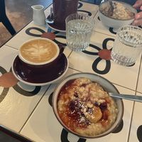 porridge & coffee  at Nihe in Tallinn