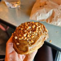 Peanut butter pastry at Nihe in Tallinn