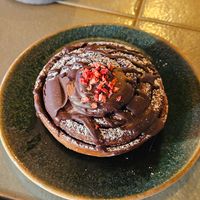 Cocoa pastry at Nihe in Tallinn