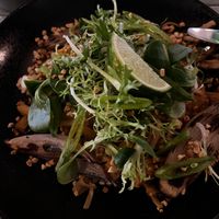 Rice noddles with peanut sauce   at Nihe in Tallinn