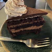 Some Kind oh chocolate cake. It was amazing! The whole vibe in the cafe is amazing and its just vegan heaven 😍😍😍  at Nihe in Tallinn