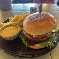 Pea burger  at Nihe in Tallinn