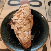 Almond croissant at Nihe in Tallinn