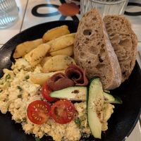 Scrambled tofu at Nihe in Tallinn