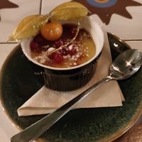 Crème brulé at Nihe in Tallinn