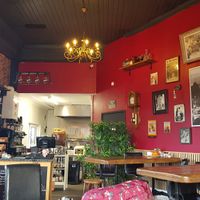 Interior at Crêperie Nathalie in Whitley Bay