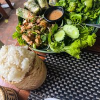 Vegan set - mains  at Tamarind - A Taste of Laos in Luang Prabang