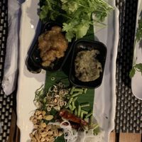 Vegan Set Menu: dips (absolutely incredible by the way)  at Tamarind - A Taste of Laos in Luang Prabang
