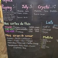Menu at L'Oeil de Chat in Sherbrooke