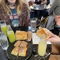 Pastries and fresh pressed juicees #Veganuary at Early Bites in Athens