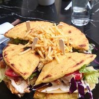 Club sandwich at Early Bites in Athens