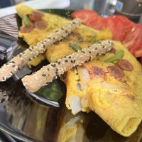 vegan omlet  at Early Bites in Athens