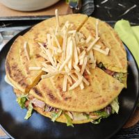 Club sandwich at Early Bites in Athens