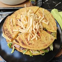 Club sandwich at Early Bites in Athens