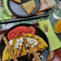 Greek style omelet at Early Bites in Athens