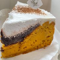 Vegan pumpkin cake  at Mealans - 밀랑스 in Seoul