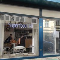 Outside at Superfood Deli 1010 in Vienna