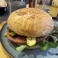 Burger veggie  at Velò Berlicabarbis in Turin