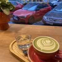 Matcha Latte  at Café Lieben Wir in Vienna