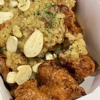 Garlic chicken  at Vampire's Chicken in Seoul