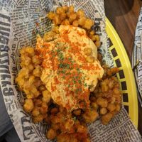 Creamy corn fries at Vampire's Chicken in Seoul