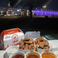 At the han river picnic   at Vampire's Chicken in Seoul