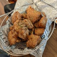 Chick'n (not great) at Vampire's Chicken in Seoul