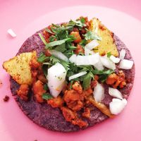 Taco al pastor at Doña Chepina in San Sebastian