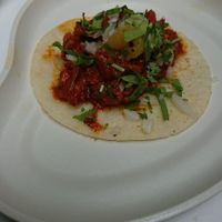 Sudadero taco at Doña Chepina in San Sebastian