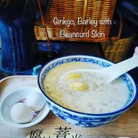 Gingko, barley wheat and beancurd at Tina's Kitchen in Penang