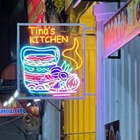 Uithangbord.... at Tina's Kitchen in Penang