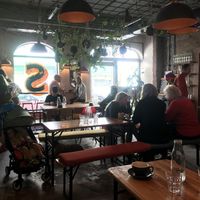 Seating  at Heist market in Hastings