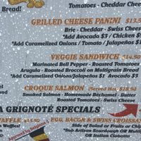 Veggie sandwich  at La Grignote in Key West