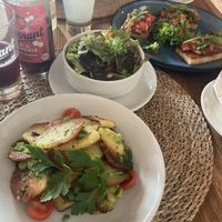 Bratkartoffeln, Salat, Bruschetta  at Landhaus HC Rysumer Plaats - Maybe closed in Krummhoern