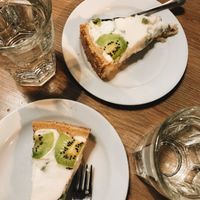 Kiwi cheesecake. 🥝💚 (January 2020)  at MiiT in Riga