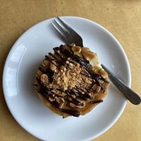 Snickers cheezecake - so yummy at MiiT in Riga