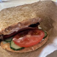 Vegan sandwich  at MiiT in Riga