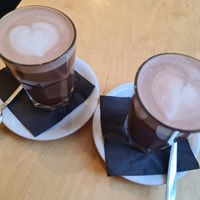 Kakao with quinoa milk at MiiT in Riga