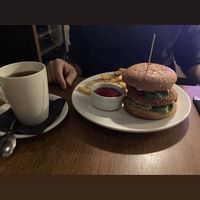 "Chicken" burger  at MiiT in Riga